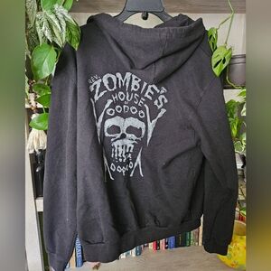 Rev Zombies House Of Voodoo Zip Hoodie